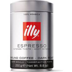 Filterkaffee illy Ground Espresso Dark Roast Coffee 250g 1Pack