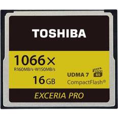 Toshiba Minnekort & minnepenner Toshiba Exceria Pro C501 Compact Flash UDMA 7 160/150MB/s 16GB (1066x)