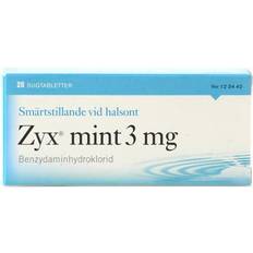 Forkjølelse - Sugetablett Reseptfrie legemidler Zyx Mint 3mg 20 st Sugetablett