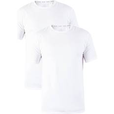 T-skjorter & Singleter Calvin Klein Modern Cotton Lounge T-shirt 2-pack - White