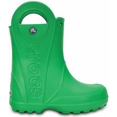 Rain Boots Children's Shoes Crocs Kid's Handle It Rain Boot - Grass Green