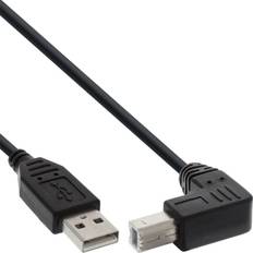 InLine Down Angle USB A-USB B 2.0 1m