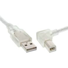 InLine Right Angled USB A-USB B 2.0 0.5m
