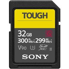 Sony 32 GB Minnekort & minnepenner Sony Tough SDHC Class 10 UHS-II U3 V90 300/299MB/s 32GB