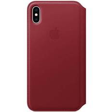 Apple iPhone XS Max Hüllen & Futterale Apple Leather Folio (Product)Red Case for iPhone XS Max