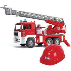 Brannmenn Lastebiler Bruder Fire Engine with Helmet 01981