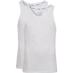 Calvin Klein Elastan / Lycra / Spandex Overdeler Calvin Klein Modern Cotton Tank Tops 2-pack - White
