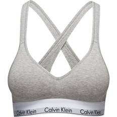 Calvin Klein Grau Bekleidung Calvin Klein Modern Cotton Bralette - Grey Heather
