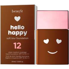 Benefit Make-up Grundierungen Benefit Hello Happy Soft Blur Foundation SPF15 #12 Dark Warm