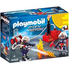 Playmobil Toys Playmobil Firefighters with Water Pump 9468