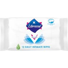 Intimservietter Libresse V-Care Daily Intimate Wipes 12-pack