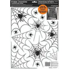 Amscan Spider Web Window Black 24-pack