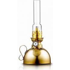 Brass Oil Lamps Karlskrona Lampfabrik Koholmen Oil Lamp 9.4"