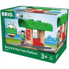 BRIO Train Track Extensions BRIO Record & Play Train Platform 33840