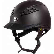 Back On Track Riding Helmets Back On Track Lynx EQ3 Smooth Top - Brown