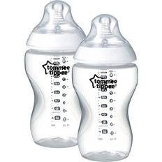 Tommee tippee 340ml bottles Baby Care Tommee Tippee Closer to Nature Clear Bottles 340ml 2-pack
