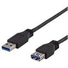 USB A-USB A - USB-kabel Kabler USB A-USB A 3.1 (Gen.1) M-F 3m