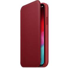 Apple Wallet Cases Apple Leather Folio Case (PRODUCT)RED (iPhone XS)