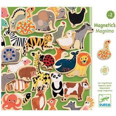 Metall Magnetleker Djeco Magnets with Different Animals
