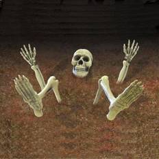 Skelette Amscan Skeleton Ground breaker Lawn Beige