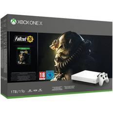 Xbox One Spielkonsolen Microsoft Xbox One X 1TB - Fallout 76 - Robot White Special Edition