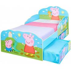 Multifargete Senger Hello Home Peppa Pig Toddler Bed with Storage 70x140cm