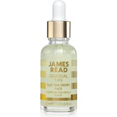 Trockene Hautpartien Selbstbräuner James Read Gradual Tan H2O Tan Face Drops Light/Medium 30ml