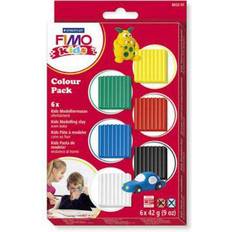 Polymer-Ton Staedtler Fimo Kids Standard Colours 42g 6-pack