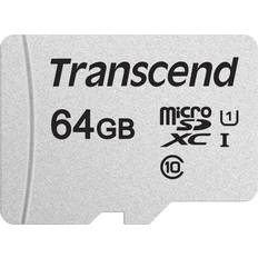 Transcend Minnekort & minnepenner Transcend 300S microSDXC Class 10 UHS-I U1 95/45MB/s 64GB +Adapter