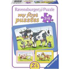 Klassiske puslespill på salg Ravensburger My First Puzzles 3x6 Pieces