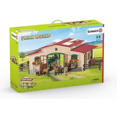 Play Set Schleich Stable with Horses & Accessories 42195