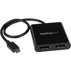 StarTech Multi-Monitor USB-C-2DisplayPort M-F Adapter