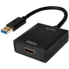 Usb 3.0 til hdmi adapter Capture- & TV-kort USB A - HDMI M-F Adapter