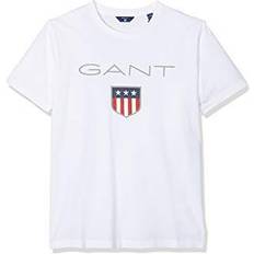 Gant Kinderbekleidung Gant Teen Boy's Shield T-shirt - White (905114)