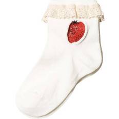 Bobo Choses Strawberry Short Socks - Gardenia (119128)