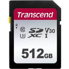 512 GB - SDXC Minnekort Transcend 300S SDXC Class 10 UHS-I U3 V30 100/55MB/s 512GB