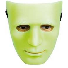 Grønn Ansiktsmasker Hisab Joker Mask Staty Glow