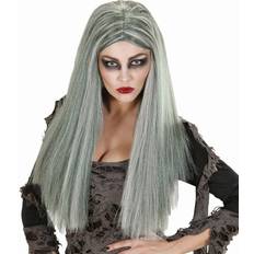 Zombier Lange parykker Widmann Zombie Woman Wig