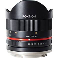 Rokinon Fujifilm X Camera Lenses Rokinon 8mm F2.8 UMC Fisheye II for Fujifilm X