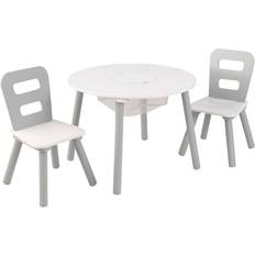 Grå Møbelsett Kidkraft Round Storage Table & Chair Set