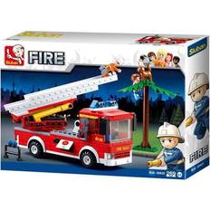 Feuerwehrleute Bauklötze Sluban Ladder Truck M38-B0625
