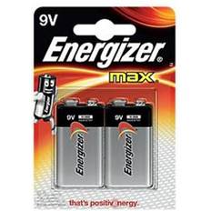 Energizer Max 9V Compatible 2-pack