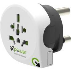 Grau Adapter q2power World To Europe With Usb