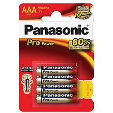 Panasonic AAA (LR03) Batterien & Akkus Panasonic LR03PPG Compatible 4-pack