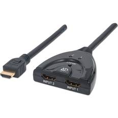 Manhattan Cables Manhattan Switch HDMI-2HDM 1.3b M-F 1.6ft