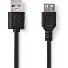 Nedis USB A-USB A M-F 2.0 1m