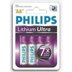 Philips Alkalisch Batterien & Akkus Philips Lithium Ultra AA Compatible 4-pack