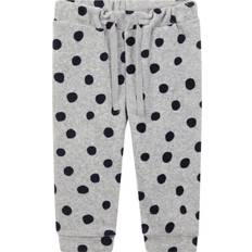 Gepunktet Hosen Name It Baby Dotted Trousers - Grey/Grey Melange (13156851)