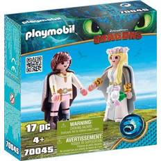Playmobil Toy Figures Playmobil Astrid & Hiccup 70045