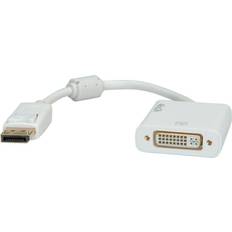 DisplayPort-DVI D Adapter Ferrite M-F 0.2m